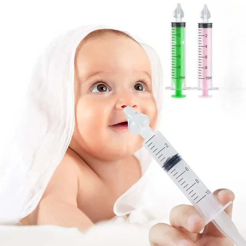 10ML 20ML Baby Nasal Aspirator Syringe Baby Nose - lifestyle in-use