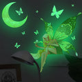 Cartoon Rainbow Luminous Wall Stickers Glow Dark Cloud - material close-up