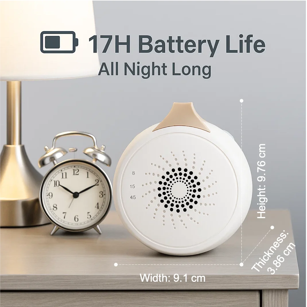 Baby White Noise Machine with Cry Detection - detail view