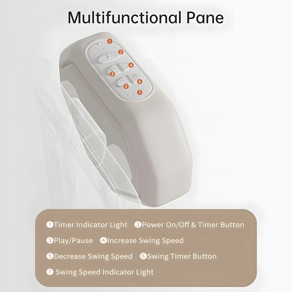 Automatic Rocking Bassinet Newborn Bedside Sleeper - feature close-up