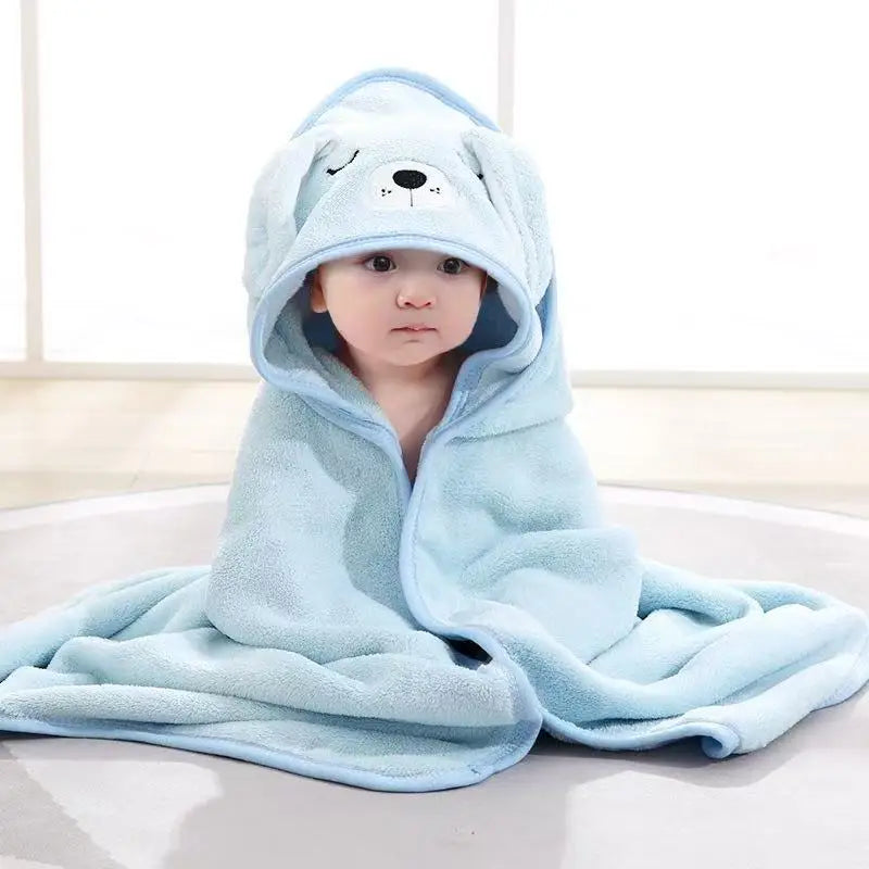 Toddler Bathrobe Infant Bath Towel Boy Girl Blankets - feature close-up