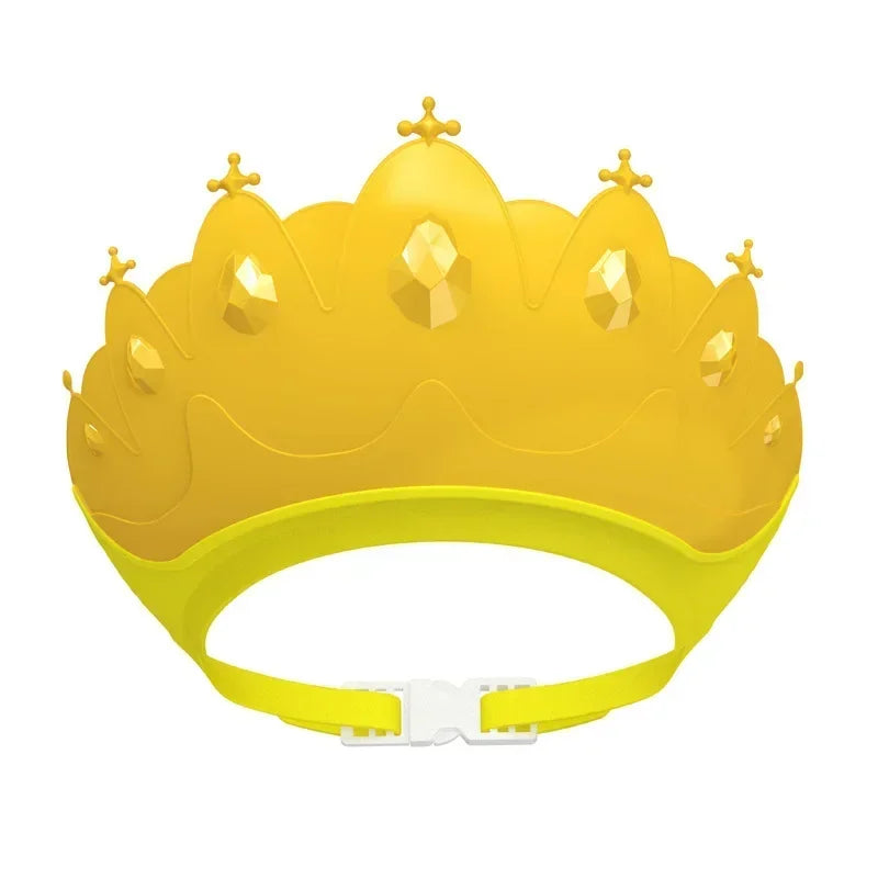 Children Shampoo Cap Adjustable Size Crown Baby Shower