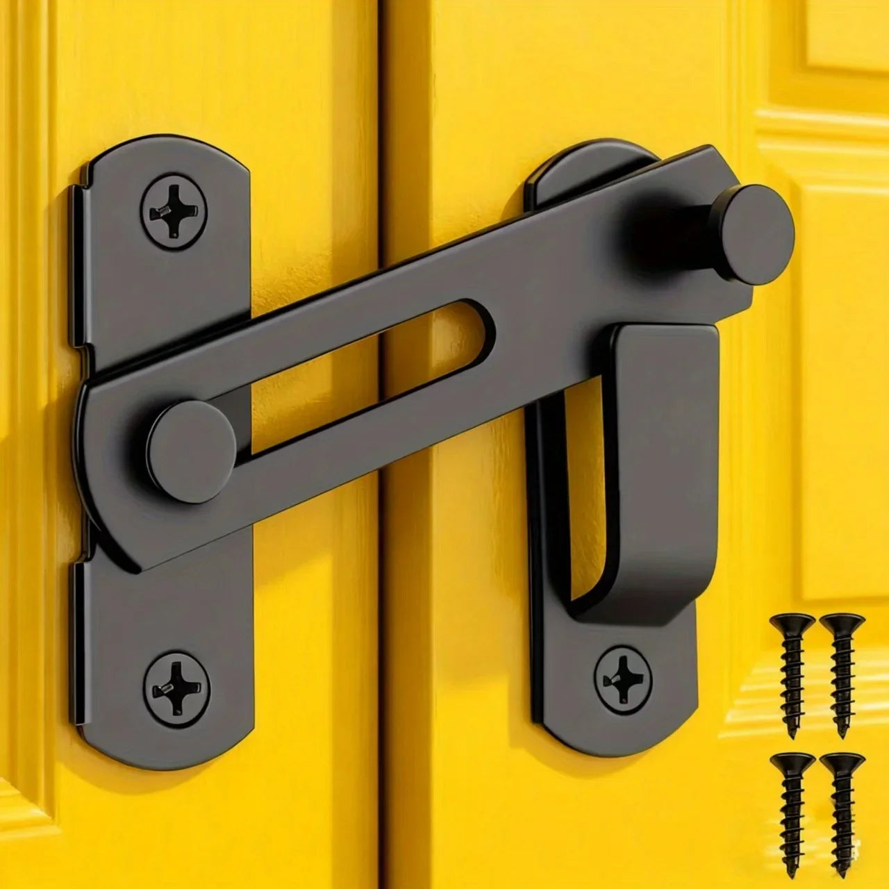 heavy duty stainless steel sliding door lock 180 - size reference