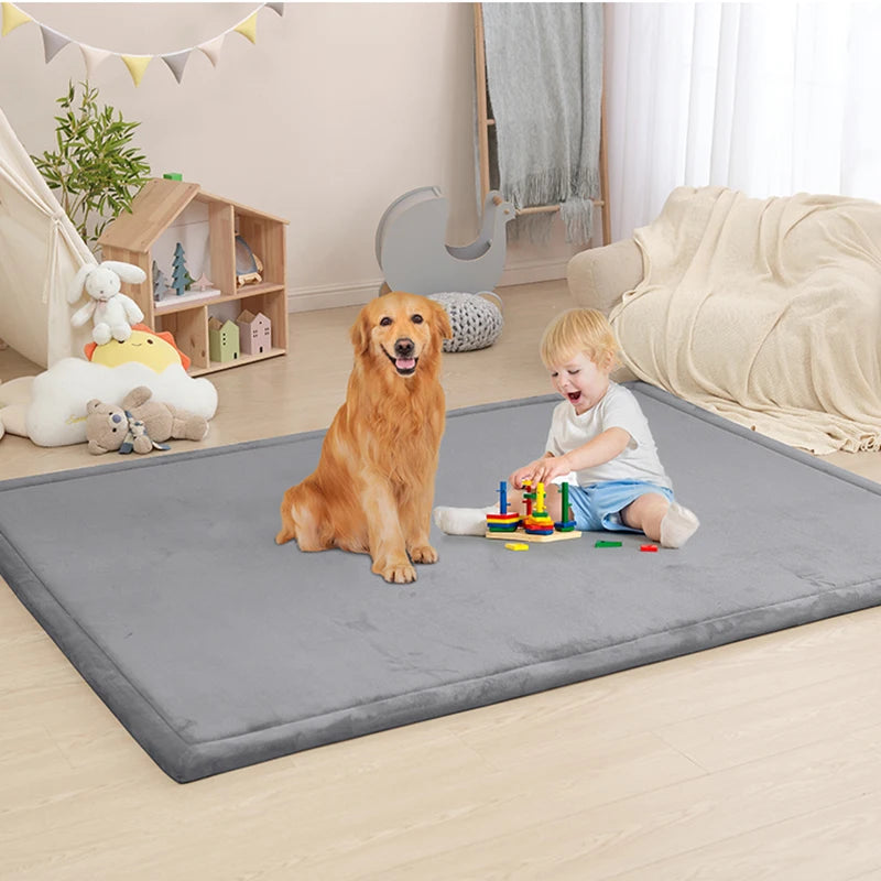 Huloosleep 4 Colors Baby Crawling Play Mats Non-Slip - front view