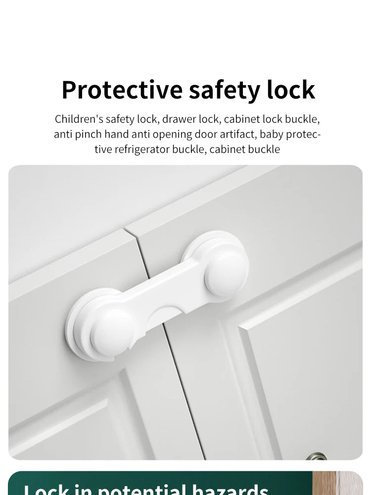 2PCS Baby Safety Locks Cabinet Locks Room Locks Drawer - detail view