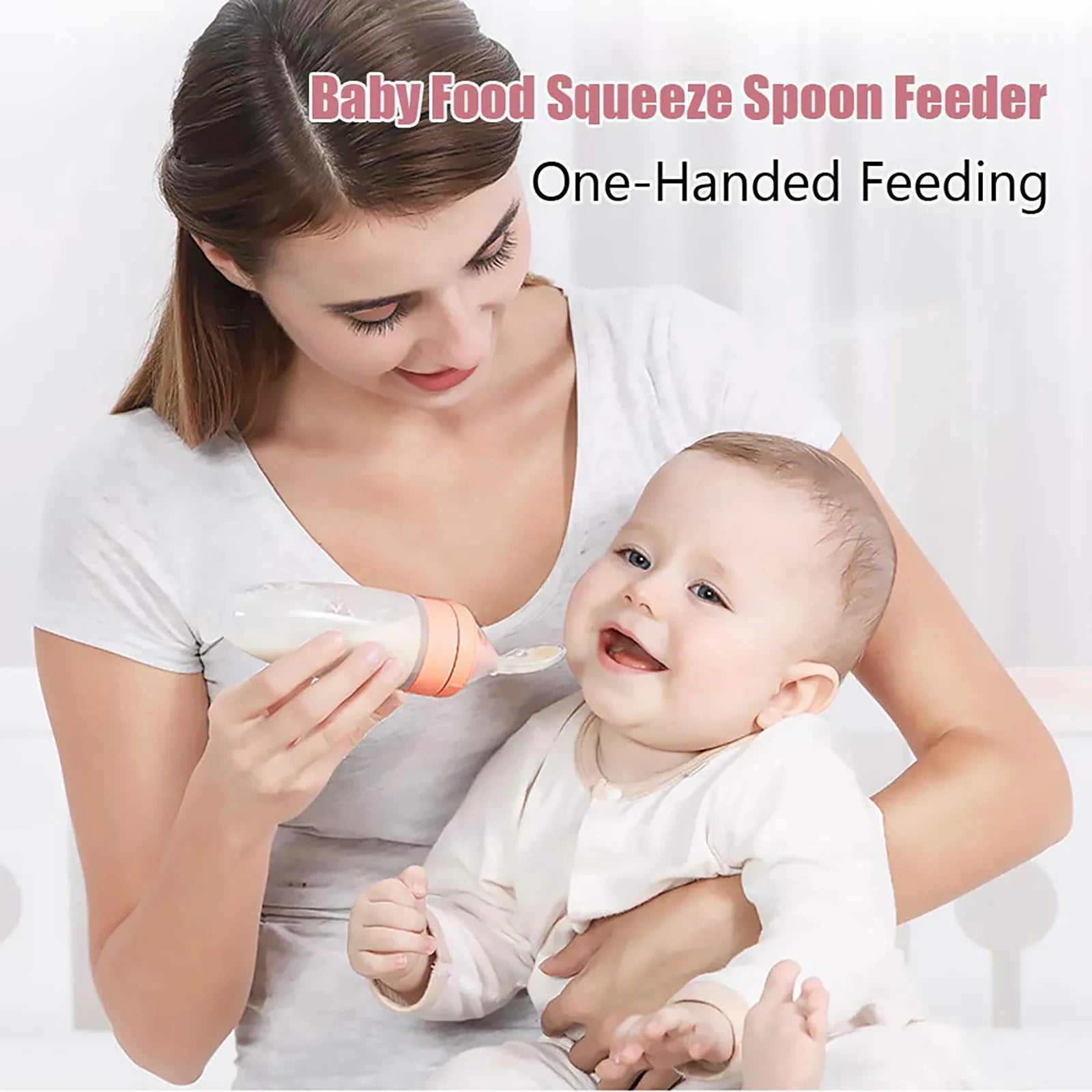 Depressible Silicone Bottle Feeding Safe Baby Feeding - size reference