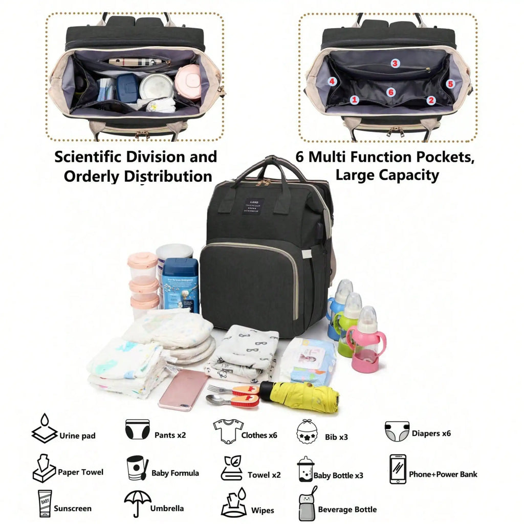 Multifunctional waterproof large-capacity diaper