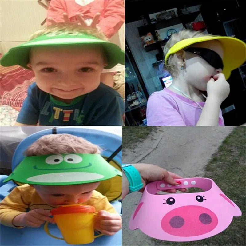 Adjustable Baby Shower Hat Toddler Kids Shampoo Bathing - detail view