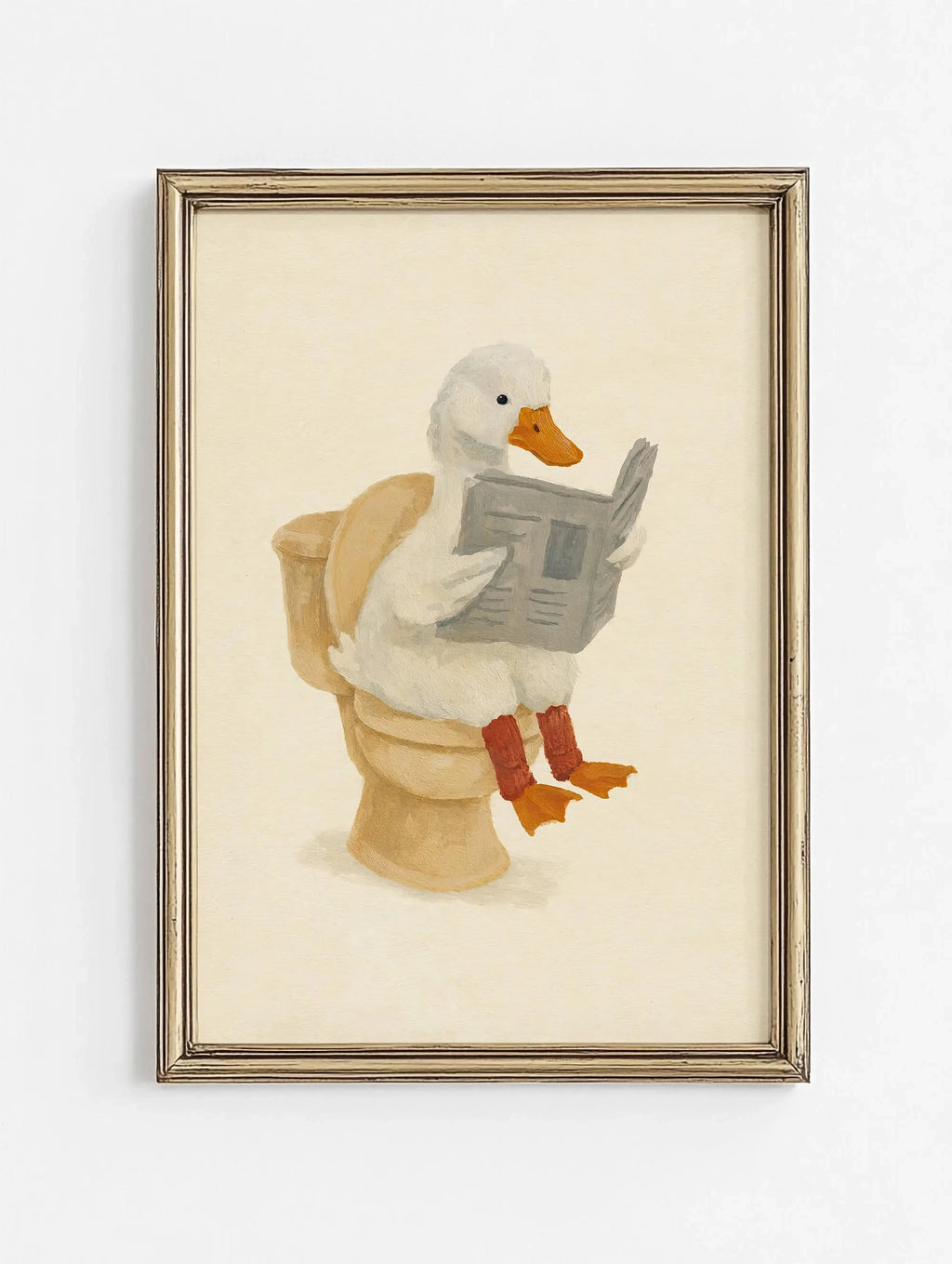 Cute Animal Bubble Bath Wall Art Cute Bathroom Animal - side angle