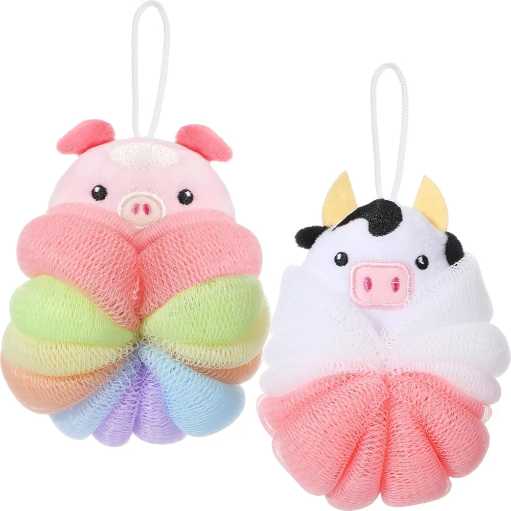 2 Pcs Bath Loofahs