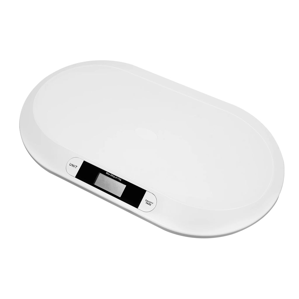 Baby Weighing Scale Digital Baby Scale W/ Large 20kg Capacity - top-down view