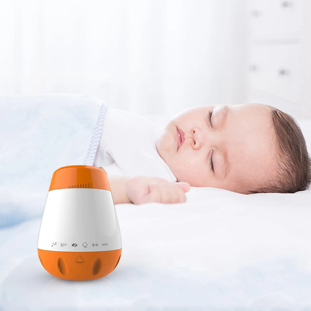 Baby White Noise Machine Smart Music Voice Sensor - side angle