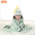 TDHD Hot Selling New Animal Hooded Baby Bath Towel Soft - front view