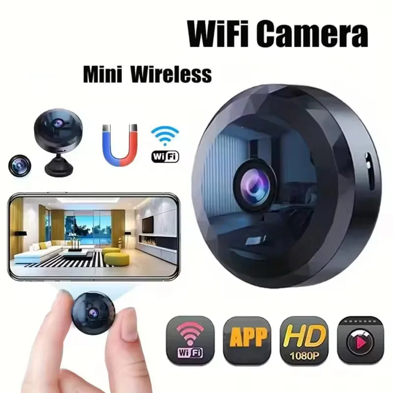 1080P HD Mini WiFi Camera Baby Monitor Indoor Safety - lifestyle in-use