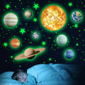 Glow in The Dark Stars Solar System Wall Stickers - front view