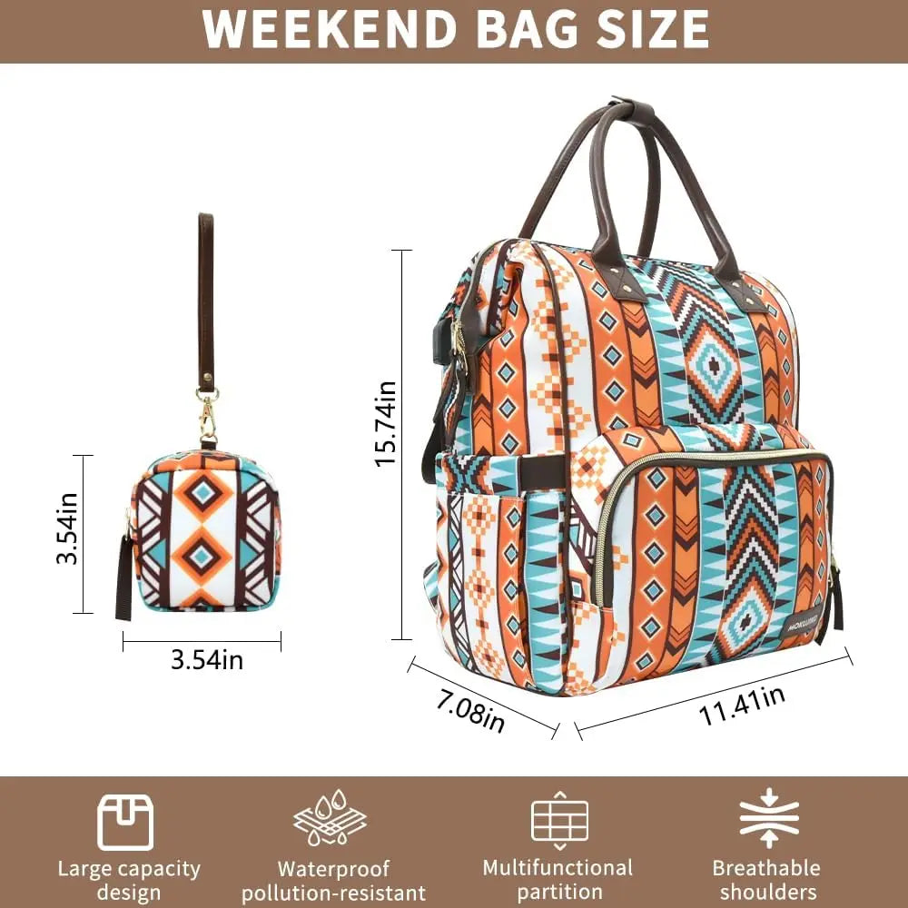 Wrangler style unisex diaper backpack spacious baby bag - packaging view
