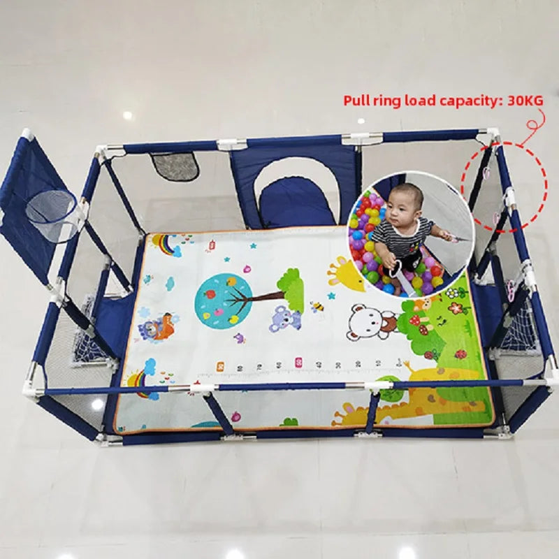 IMBABY Playpen 0-6Y Large Safety Play Yard Indoor - size reference
