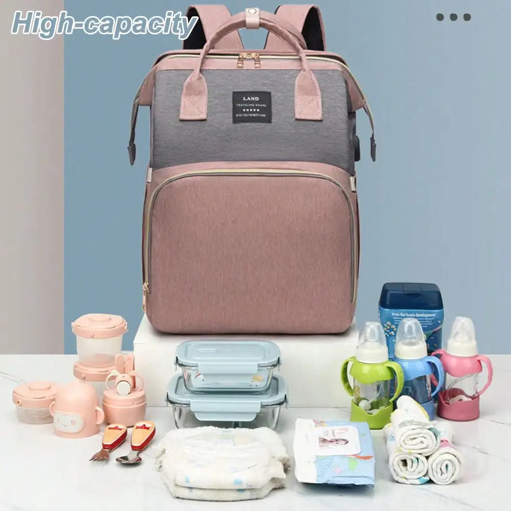 Multifunctional waterproof large-capacity diaper - packaging view