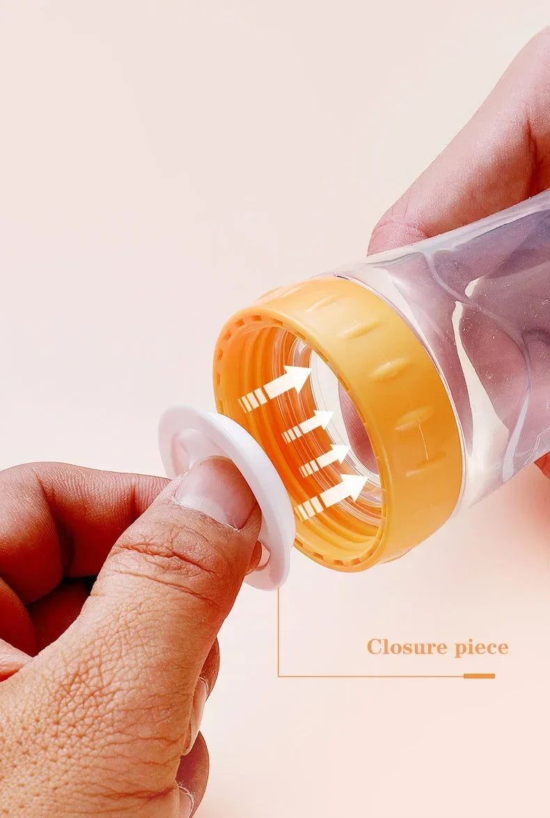 Safe Useful Silicone Baby Bottle Spoon Food Supplement