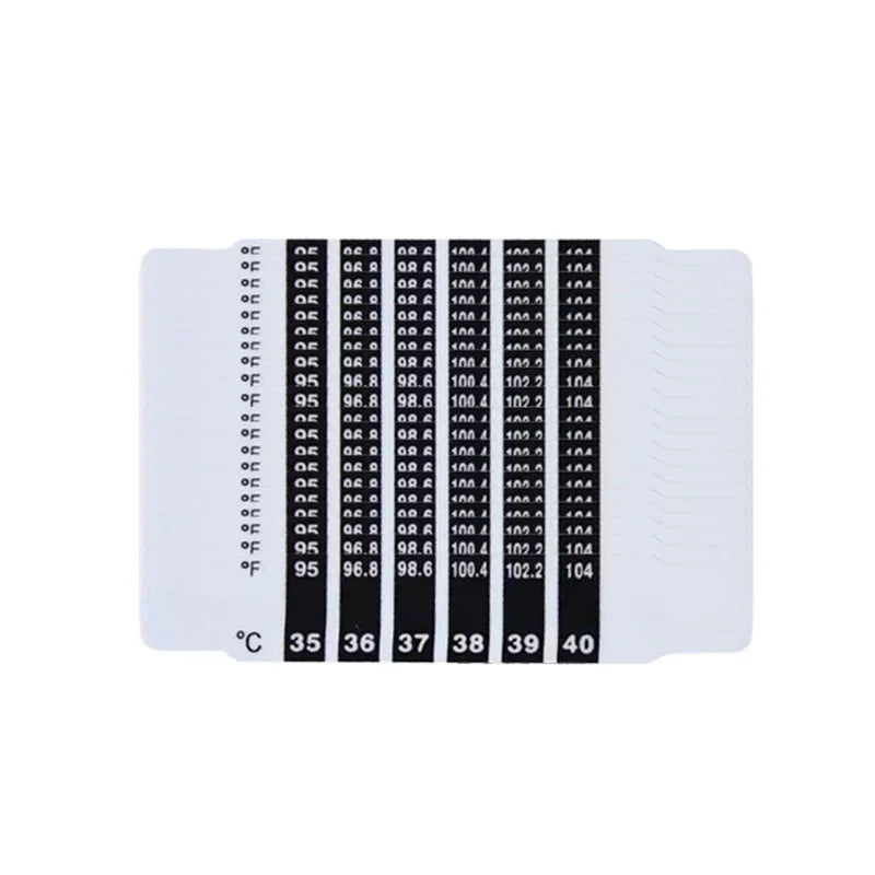 10 20Pcs Forehead Head Strip Thermometer Water Milk