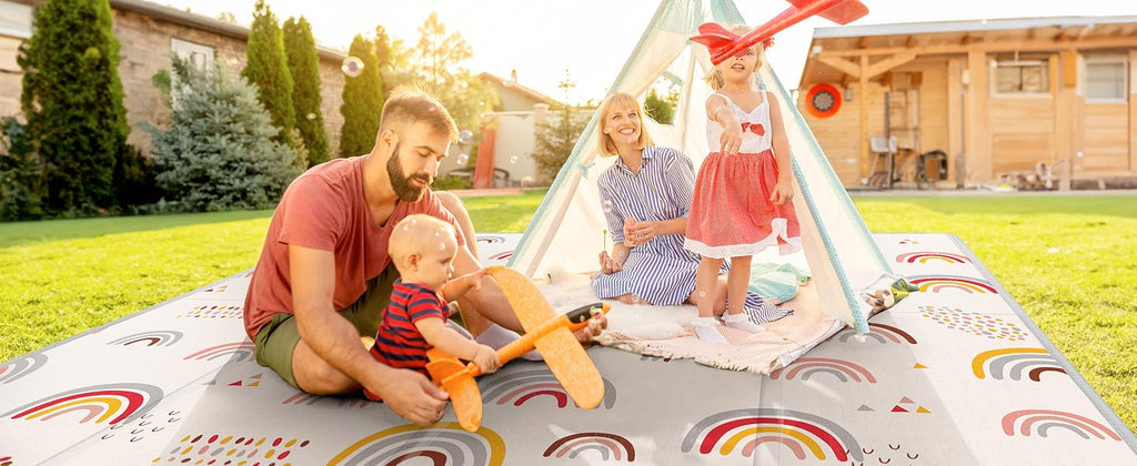 Foldable Baby Play Mat - set overview