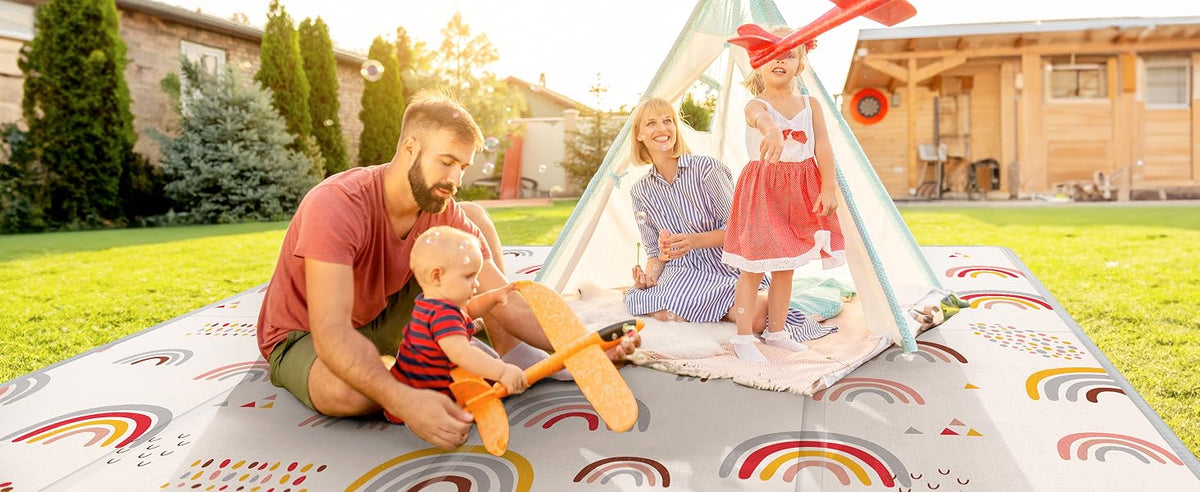 Foldable Baby Play Mat - set overview