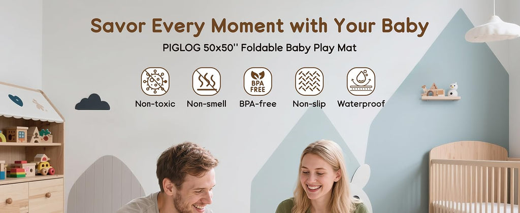 Baby Play Mat - material close-up